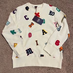Size Small Adult Alphabet Print Crewneck Rowing Blazers x Target Sweatshirt